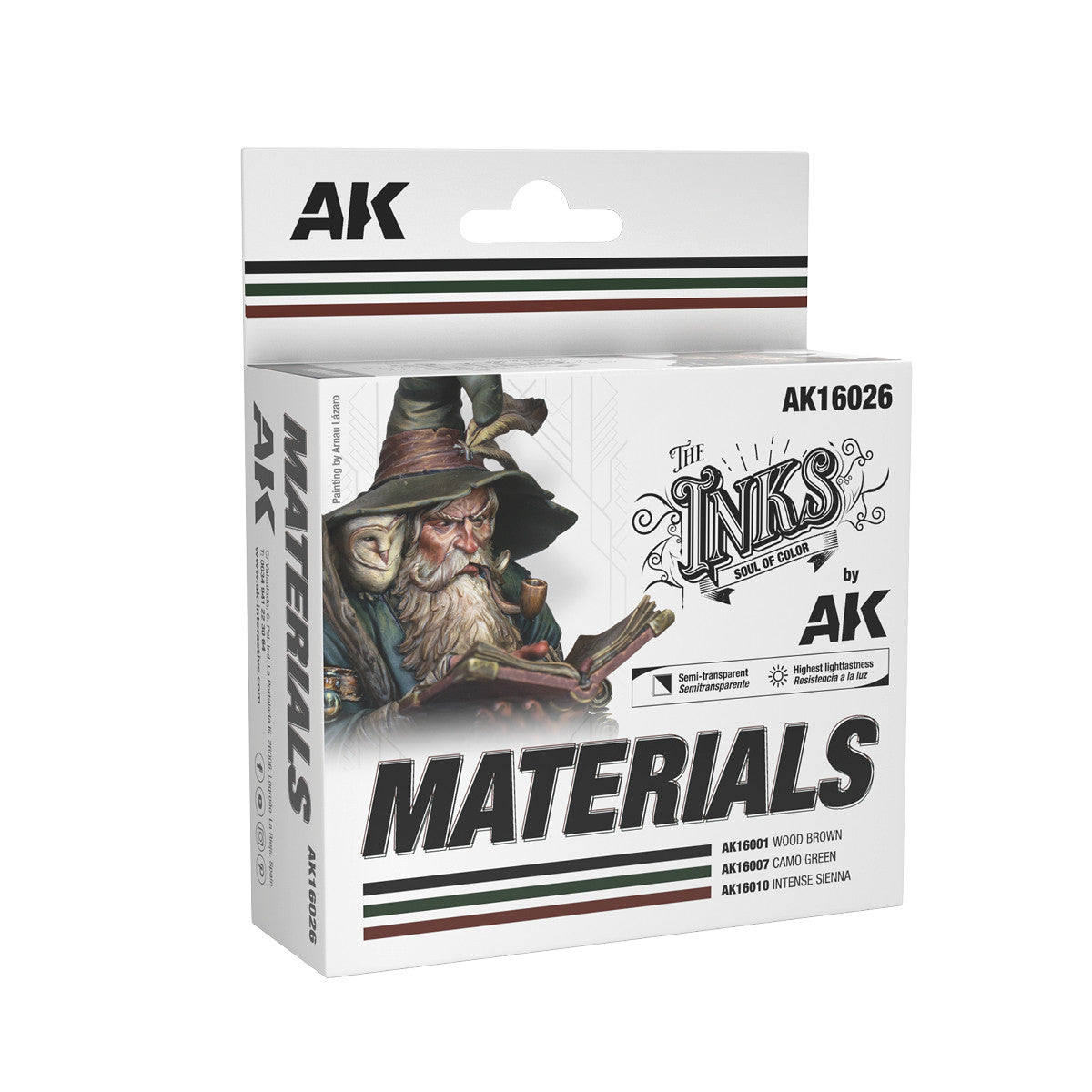 AK16026 - THE INKS SET - MATERIALS - SET DA 3 COLORI (INKS)