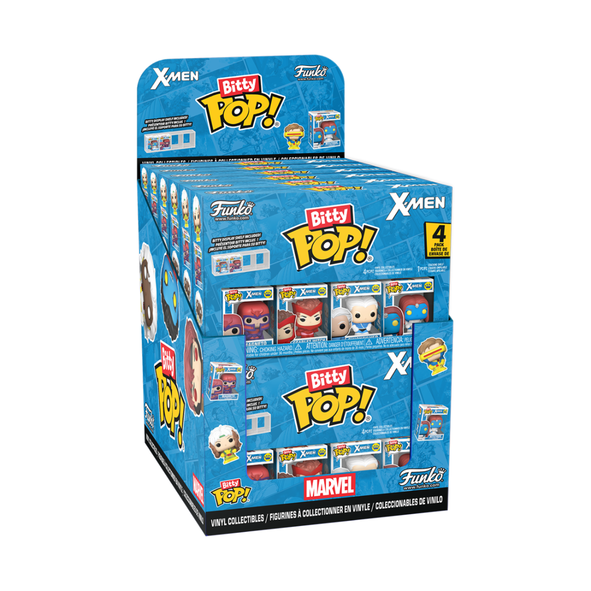 92508 - MARVEL: X-MEN - POP FUNKO BITTY VINYL FIGURE - ASSORTMENT 12PC PDQ (EMEA)