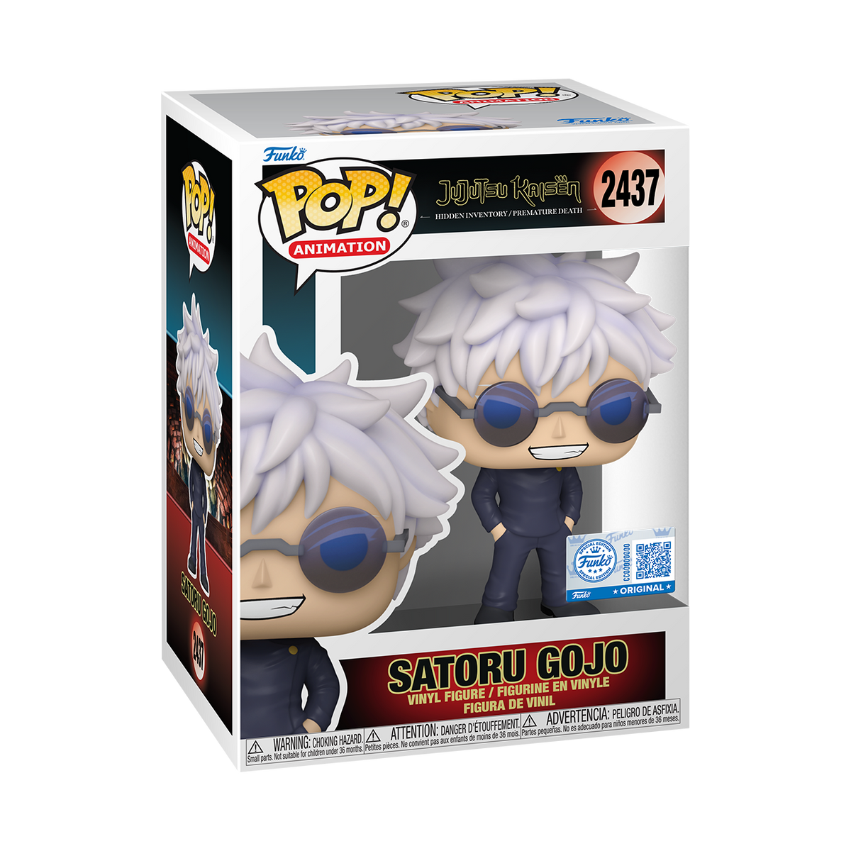 JUJUTSU KAISEN - POP FUNKO VINYL FIGURE - YOUNG GOJO W/GLASSES 9CM FUNSIDE EXCL