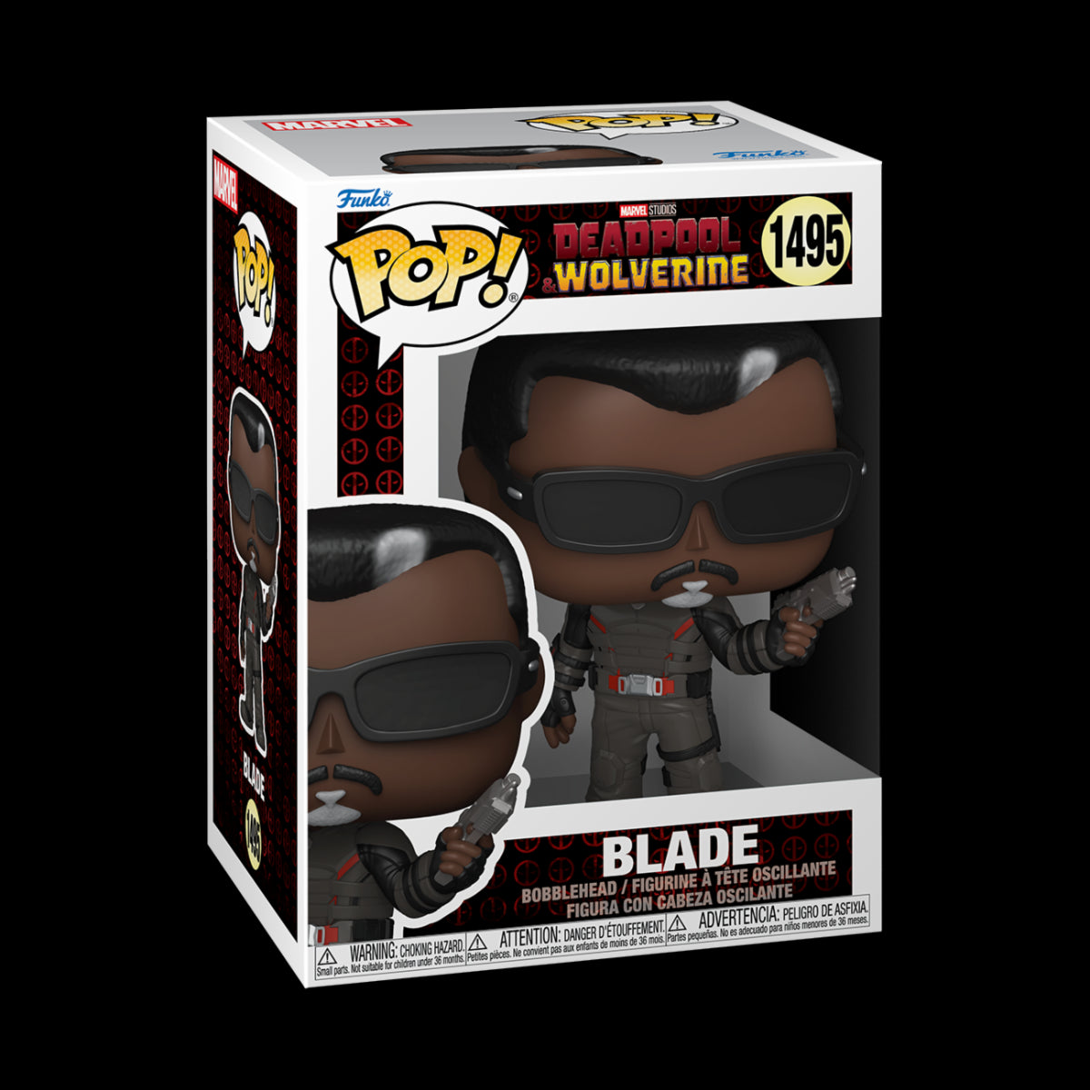 MARVEL: DEADPOOL&WOLVERINE - POP FUNKO VINYL FIGURE 1495 BLADE 9 CM