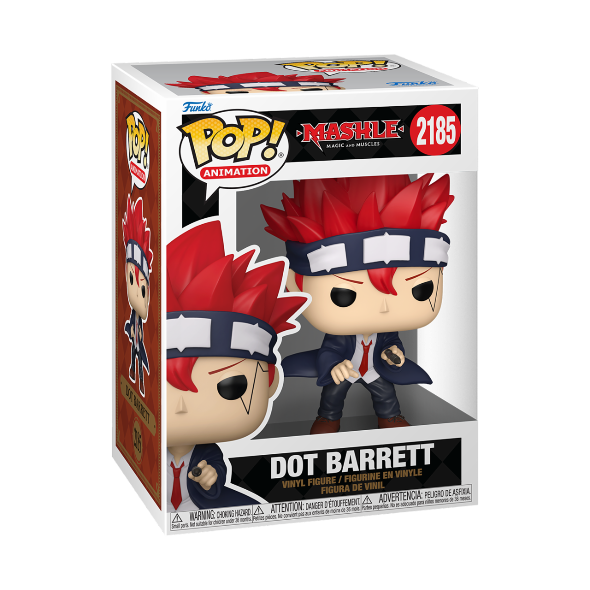 MASHLE S1 - POP FUNKO VINYL FIGURE 2185 DOT BARRET W/CHASE REGULAR 9CM