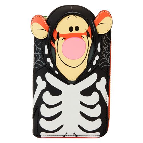 DISNEY - WINNIE THE POOH - PORTAFOGLIO CON ZIP - SKELETON TIGGER