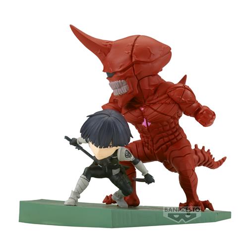 89939 - KAIJU NO. 8 - WORLD COLLECTABLE FIGURE - LOG STORIES - SOSHIRO HOSHINA VS KAIJU NO. 10 - MINIFIGURE 7CM