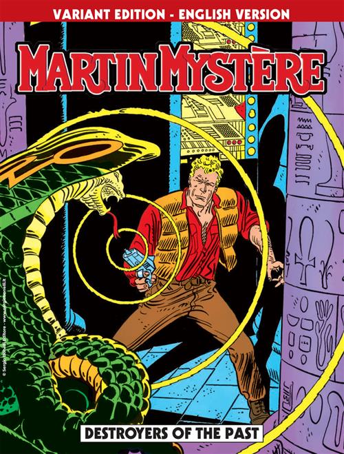 MARTIN MYSTERE 1 - DESTROYERS OF THE PAST - VARIANT INGLESE