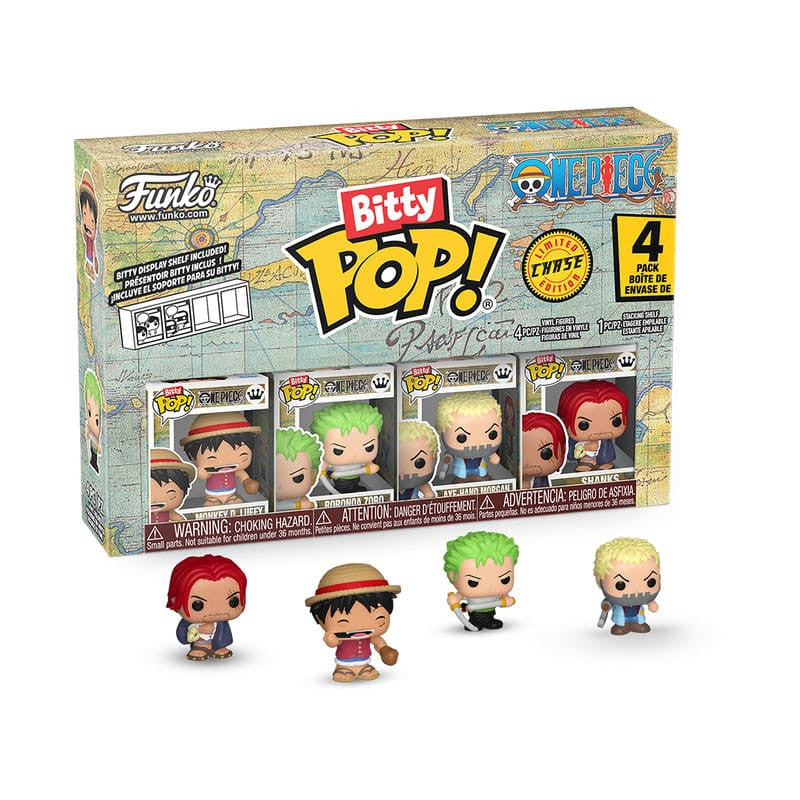 86892 - ONE PIECE - POP FUNKO BITTY VINYL FIGURE - LUFFY (4PK)