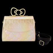 SANRIO - HELLO KITTY: 50TH ANNIVERSARY - BORSA A TRACOLLA - METALLIC GOLD