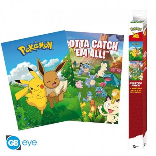 GBYDCO084 - POKEMON - ENVIRONMENTS - CHIBI POSTER (52X38)