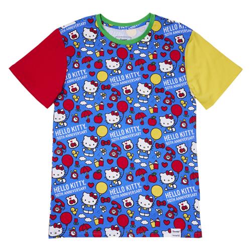 SANRIO - HELO KITTY 50TH ANNIVERSARY - T-SHIRT - HELLO KITTY S