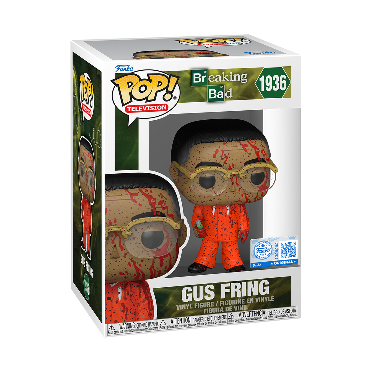 BREAKING BAD - POP FUNKO VINYL FIGURE - GUS-BOXCUTTER(BD) 9CM FUNSIDE EXCL