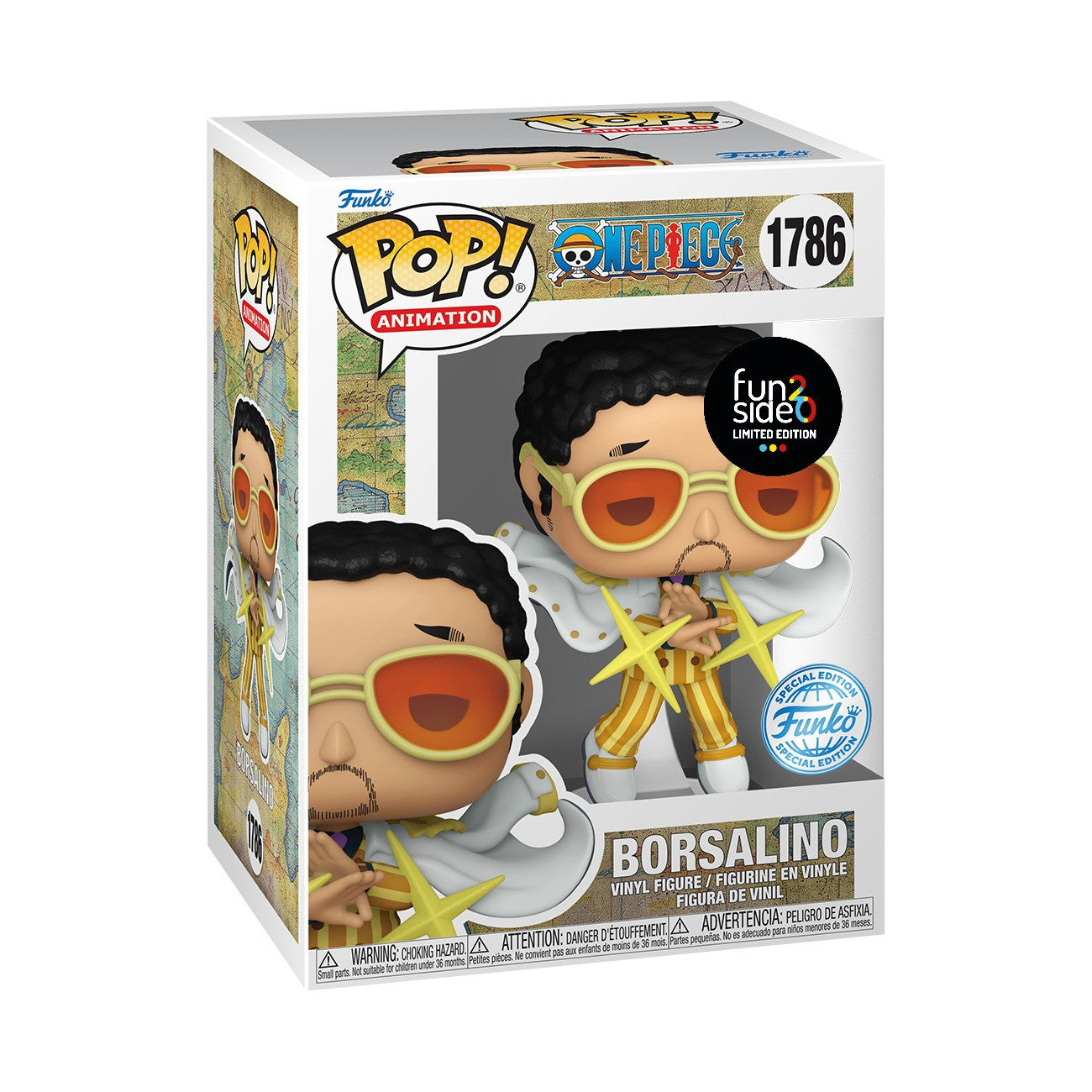 ONE PIECE - POP FUNKO VINYL FIGURE 1786 BORSALINO 9CM FUNSIDE20 EXCL