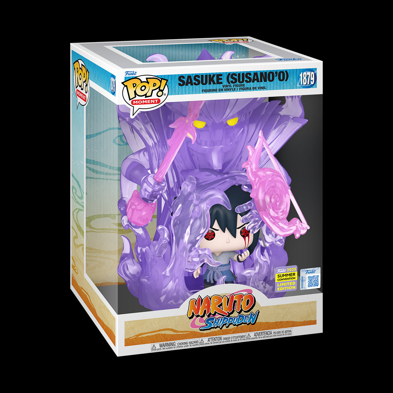 NARUTO - POP FUNKO SUPER VINYL FIGURE - 1879 SASUKE SUSANO'O (TRL) FUNSIDE EXCL
