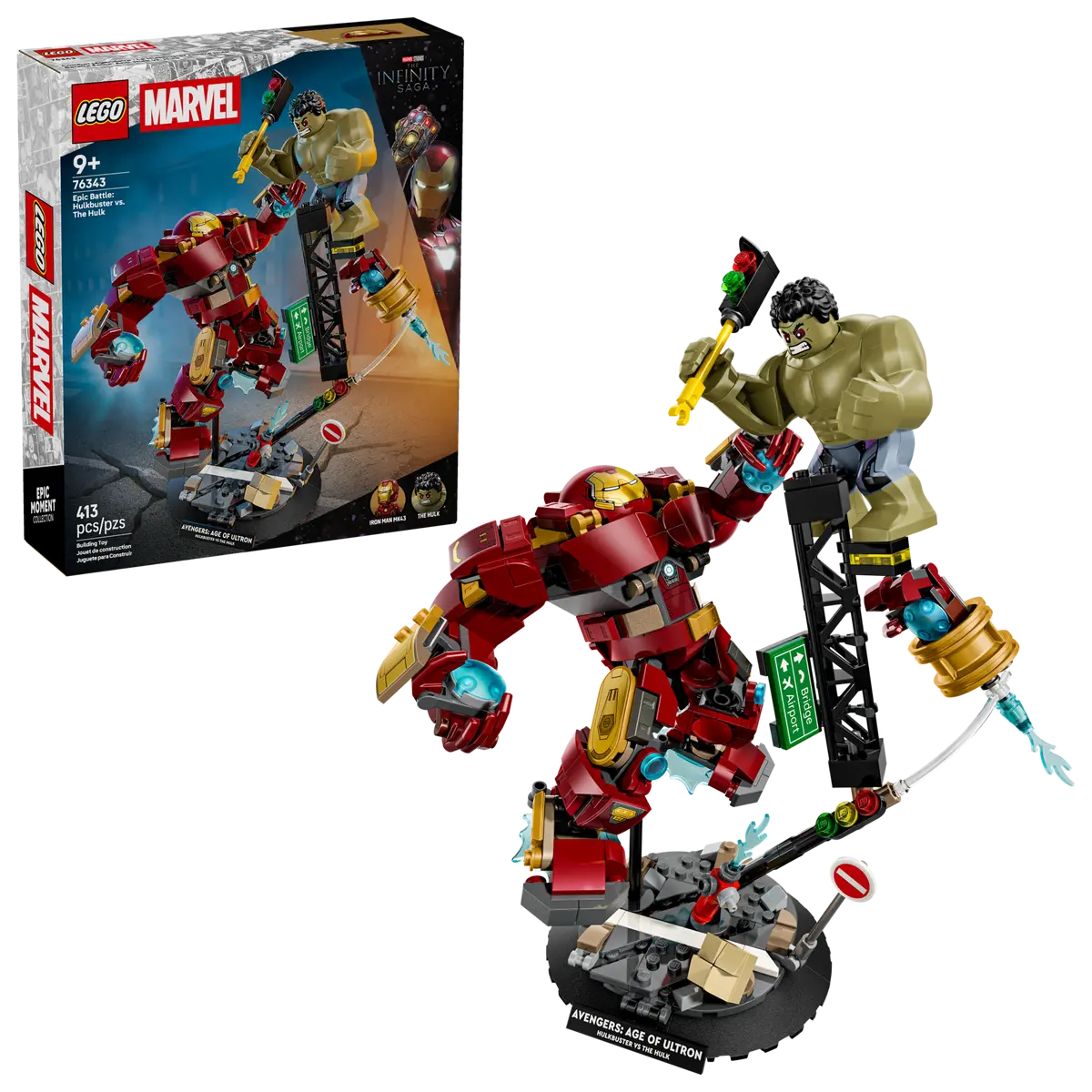 76343 - SUPER HEROES MARVEL - BATTAGLIA EPICA: HULKBUSTER VS. THE HULK