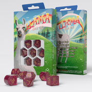 RLLA05 - SET 7 DADI - LLAMA - PUFFY