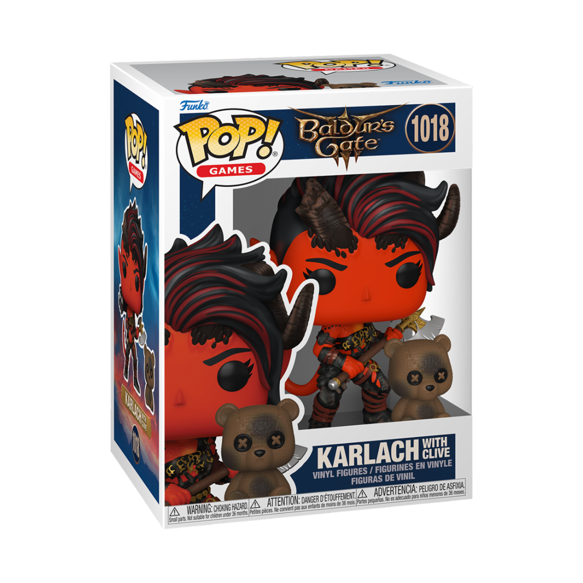BALDUR'S GATE - POP & BUDDY FUNKO VINYL FIGURE 1018 KARLACH & CLIVE 9CM