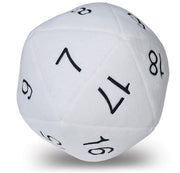 84949 - DICE - JUMBO D20 PLUSH WHITE