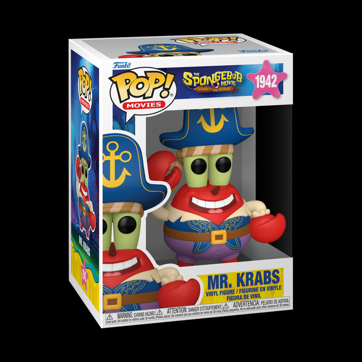 SPONGEBOB - POP FUNKO VINYL FIGURE 1942 MR. KRABS 9CM