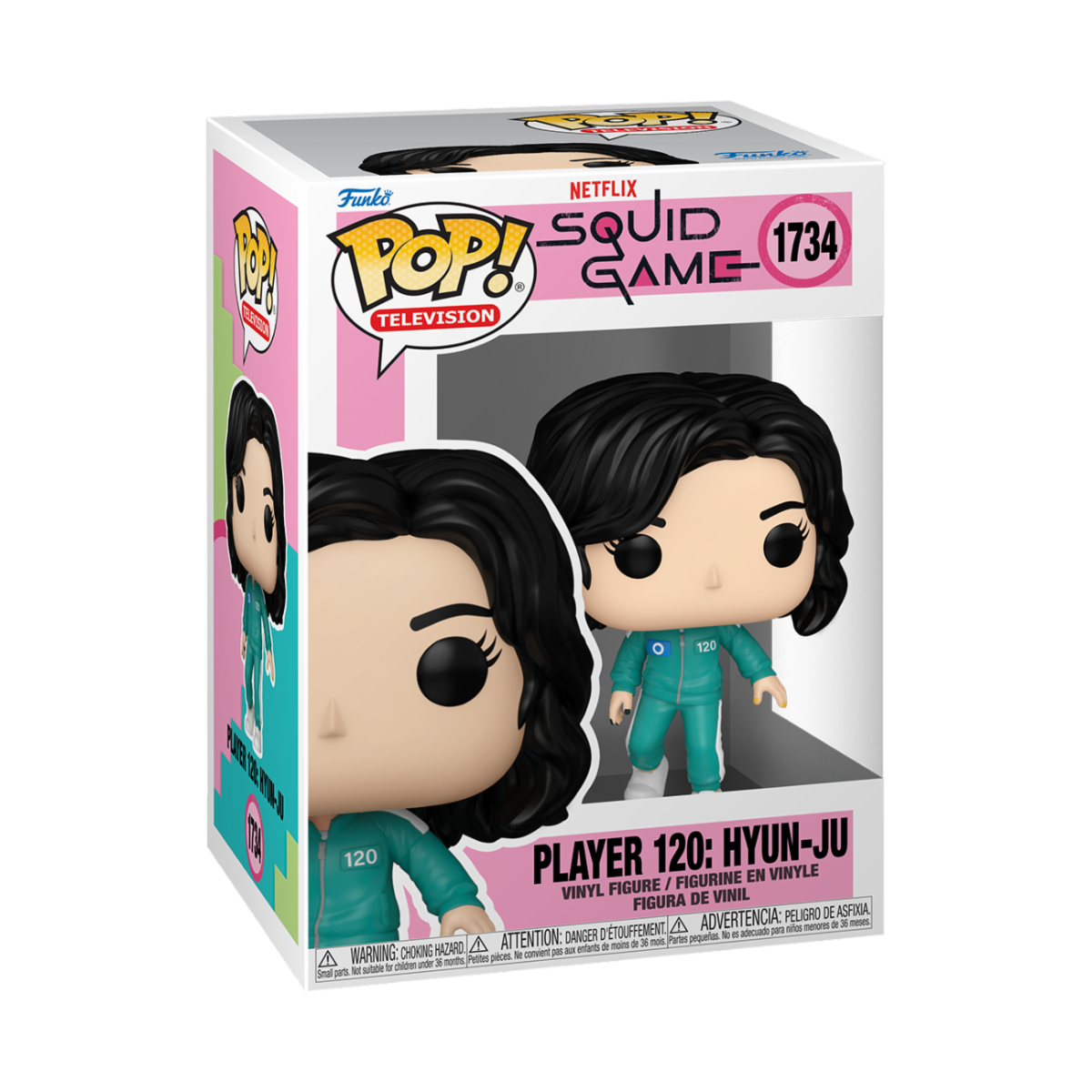 SQUID GAME S3 - POP FUNKO VINYL FIGURE 1734 PLAYER 120: HYUN-JU 9CM