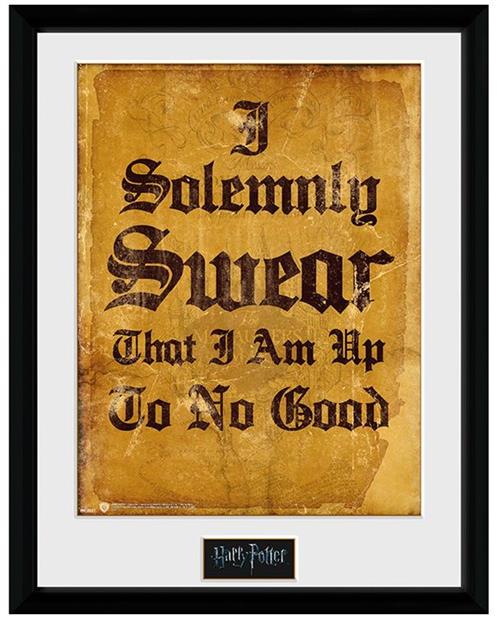 PFC2027 - HARRY POTTER - FRAMED POSTER (30.5X40.6) - I SOLEMNY SWEAR