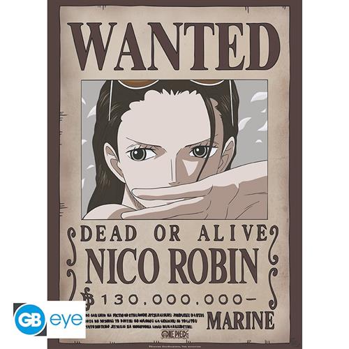 GBYDCO234 - ONE PIECE - POSTER (52X38) - WANTED NICO ROBIN