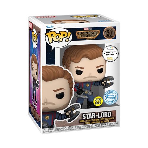 MARVEL: GUARDIANS OF THE GALAXY 3 - POP FUNKO VINYL FIGURE 1201 STAR-LORD (GW) 9CM GA EXCL