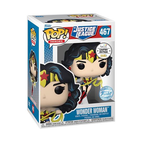 DC COMICS: JUSTICE LEAGUE - POP FUNKO VINYL FIGURE 467 WONDER WOMAN 9CM GA EXCL