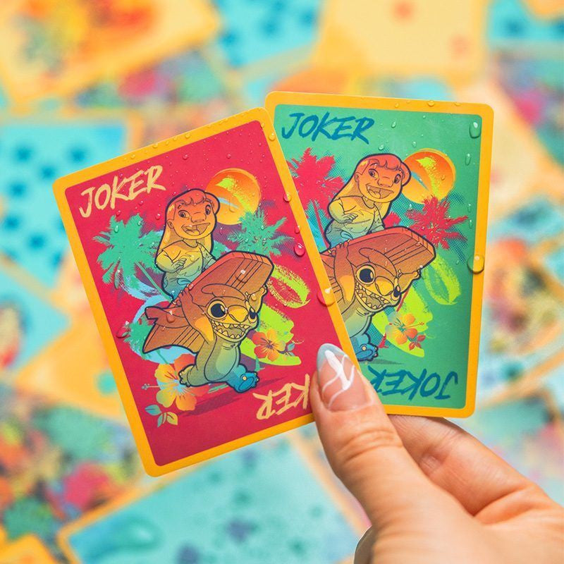 PP14836LS - STITCH WATERPROOF PLAYING CARDS