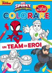PRIMO ALBUM DA COLORARE MARVEL SPIDEY E I SUOI FANTASTICI AMICI