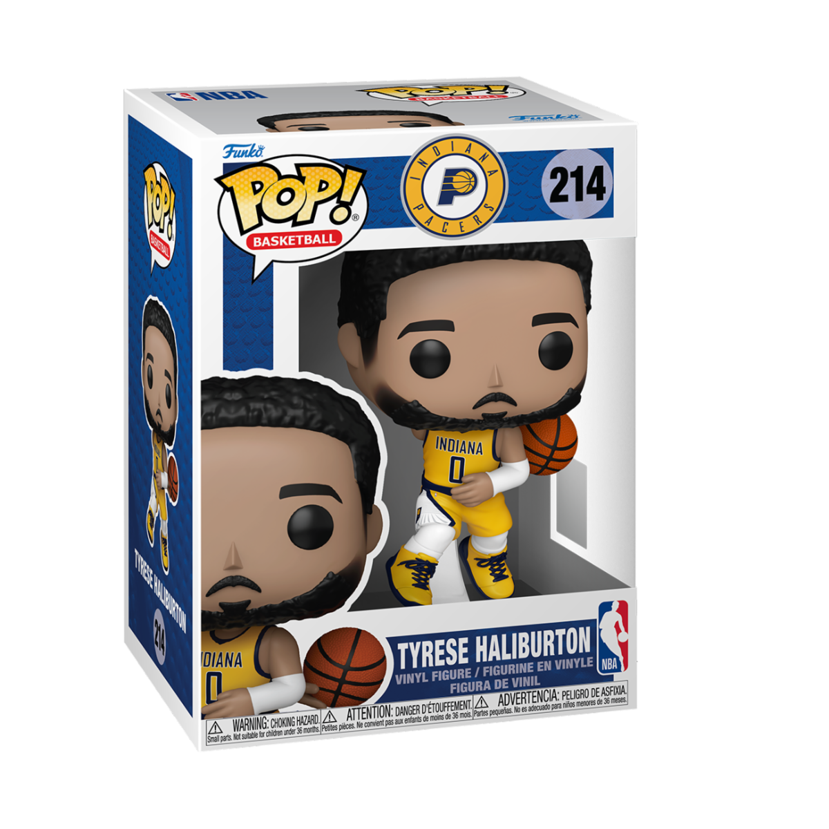 SPORTS: NBA - POP FUNKO VINYL FIGURE 214 TYRESE HALIBURTON (PACERS) 9CM