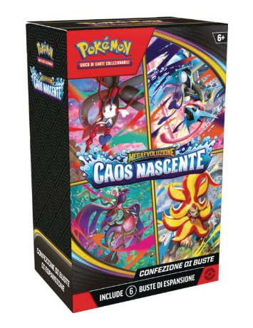 PK10403-I - POKEMON MEGAEVOLUZIONE M4 - BUNDLE 6 BUSTE CAOS NASCENTE