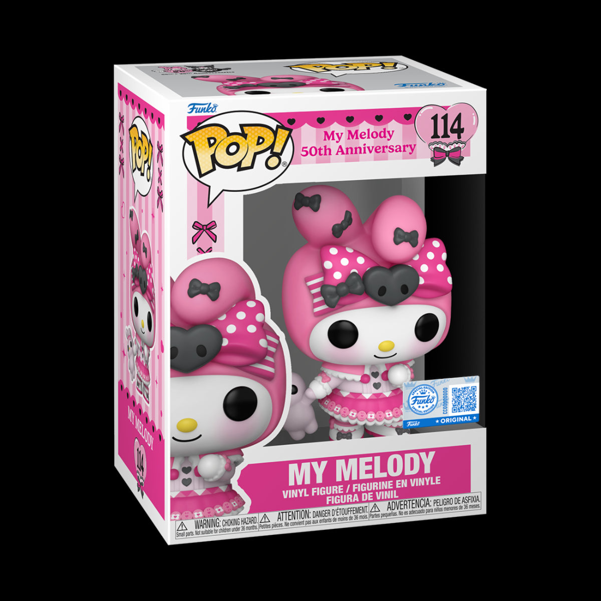 SANRIO: KUROMY 20THY ANNIVERSARY - POP FUNKO VINYL FIGURE 114 MY MELODY (SPC) 9CM