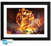 GBYDCO238 - WORLD OF WARCRAFT - FRAMED POSTER (30.5X40.6) - RAGNAROS