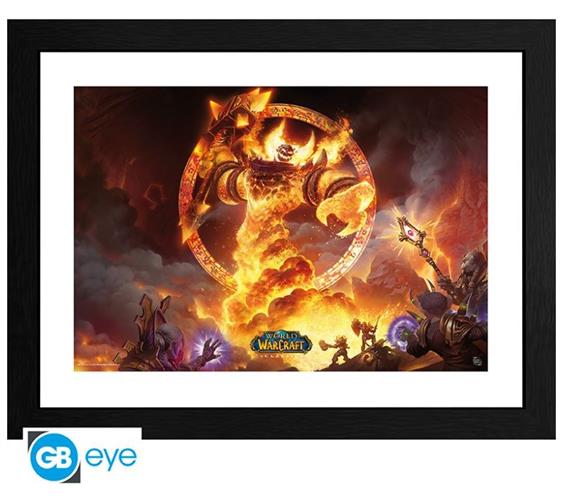 GBYDCO238 - WORLD OF WARCRAFT - FRAMED POSTER (30.5X40.6) - RAGNAROS