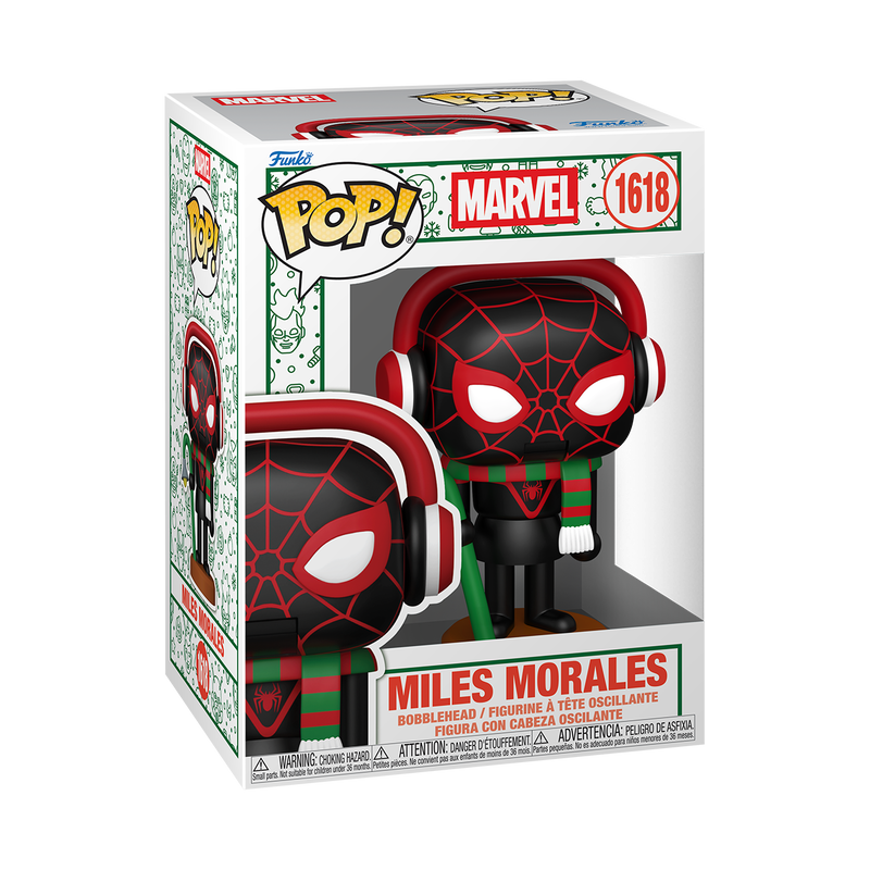MARVEL HOLIDAY S6 (2026) - POP FUNKO VINYL FIGURE 1618 MILES MORALES (NUTCRACKER) 9CM