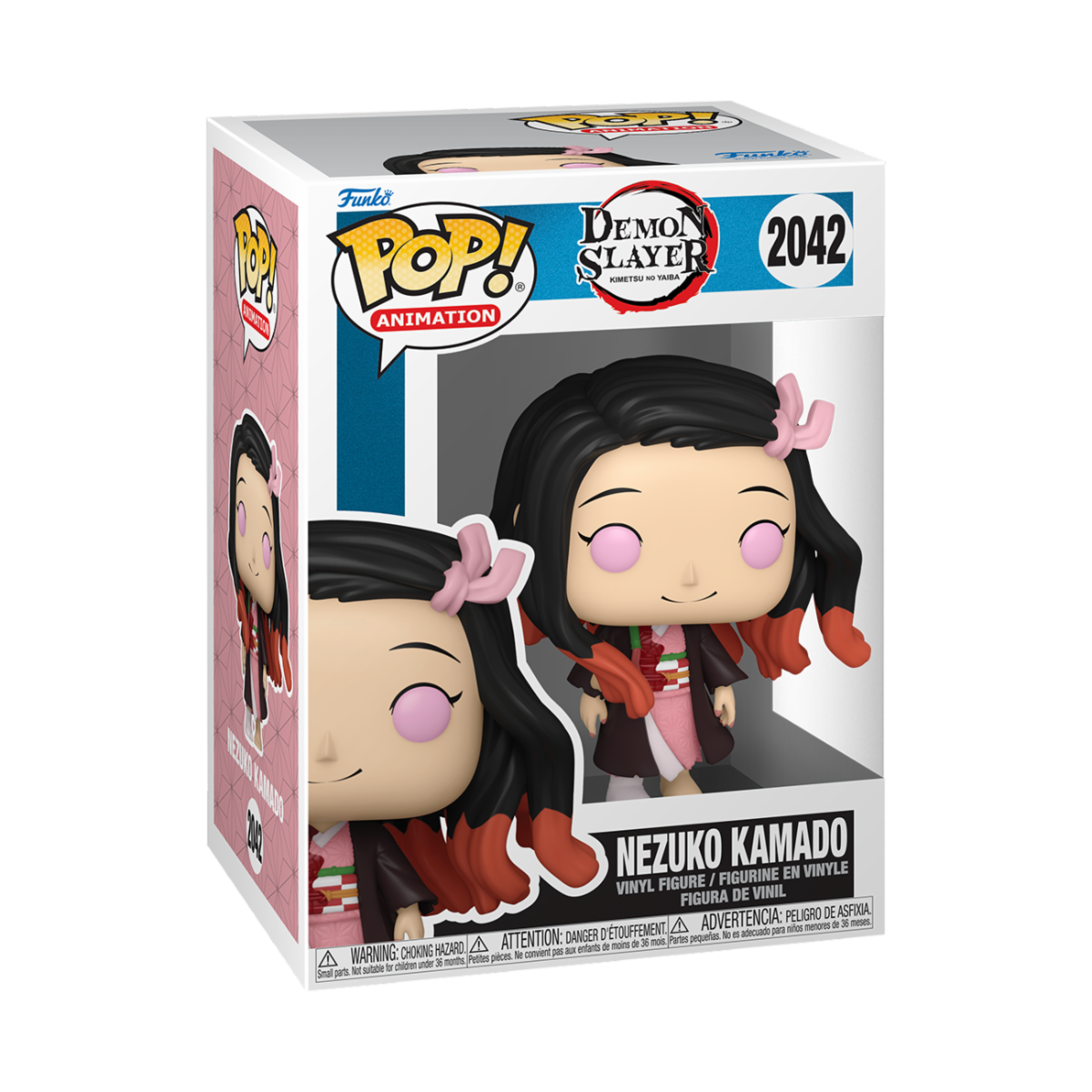 DEMON SLAYER - POP FUNKO VINYL FIGURE 2042 NEZUKO KAMADO (SMILING) 9CM