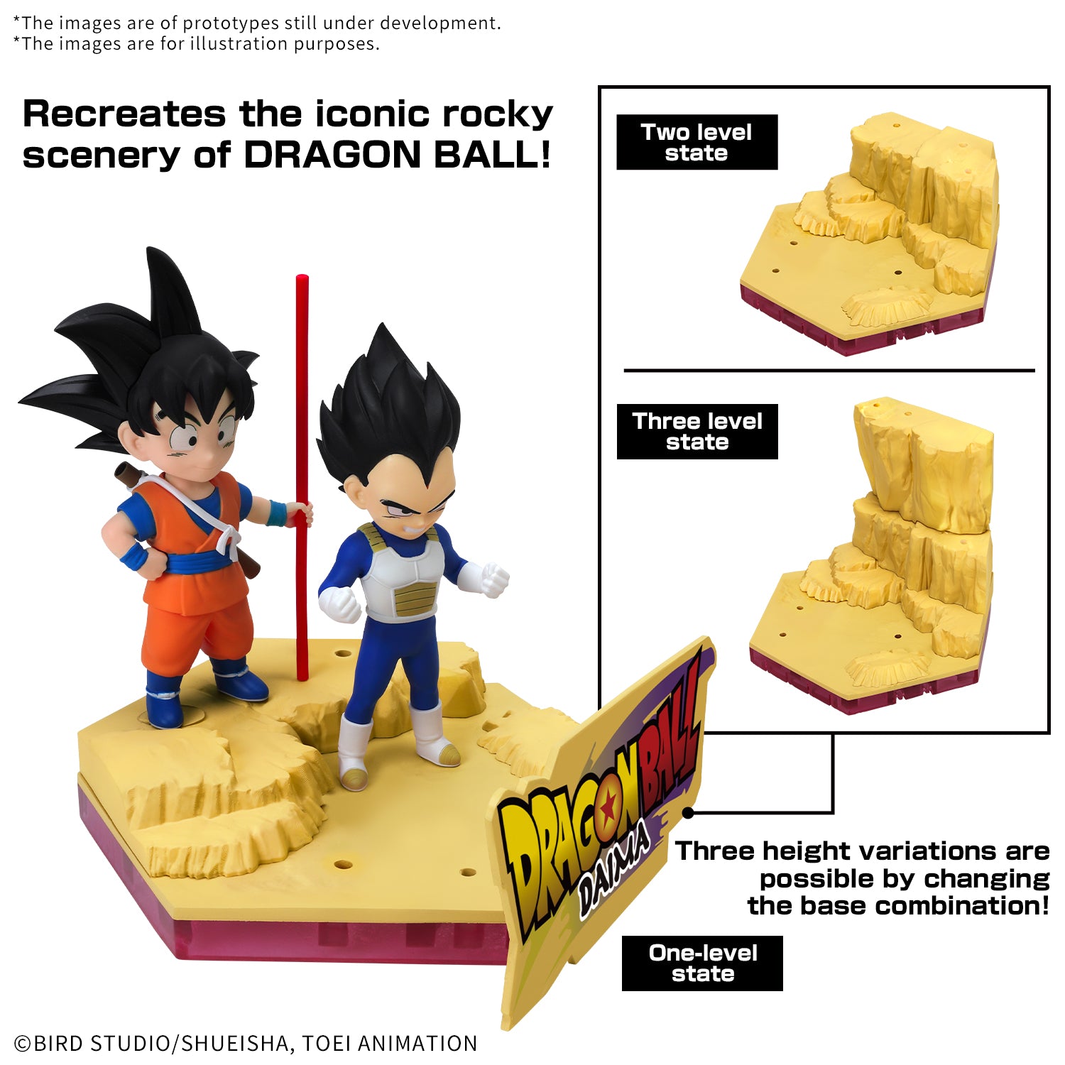 MK68386 - DRAGON BALL- MODEL KIT VARI - DAIMA MODEL KIT SON GOKU (MINI) & VEGETA (MINI) - MODEL KIT - Immagine 4