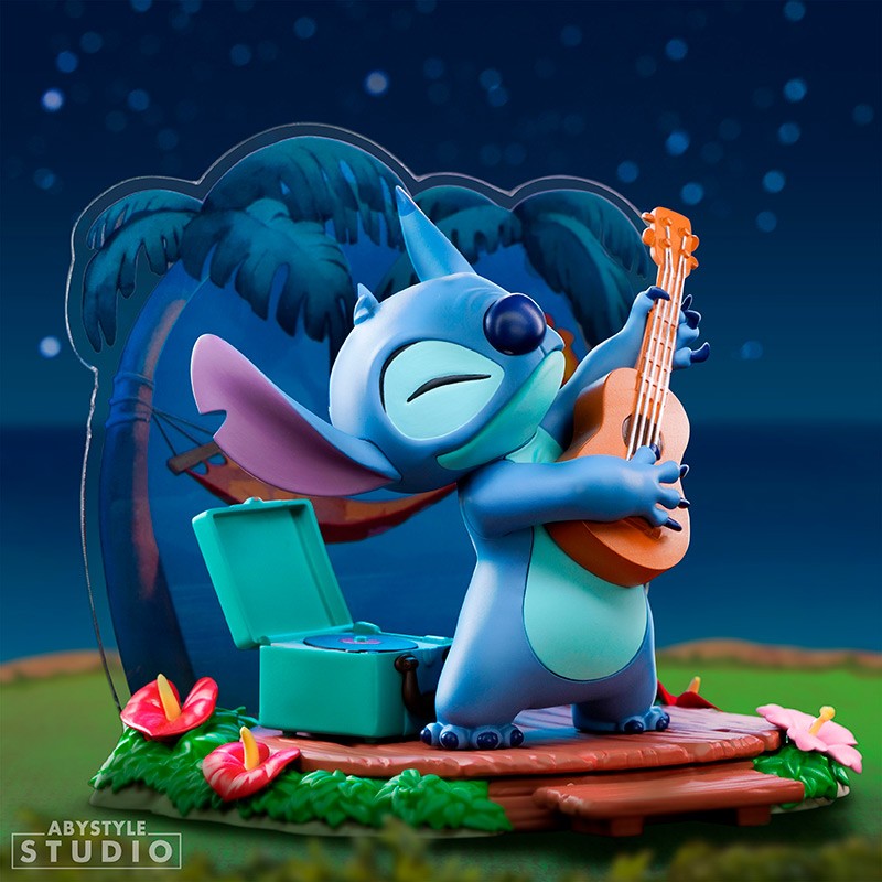 ABYFIG138 - DISNEY: LILO & STITCH - SUPER FIGURE COLLECTION - STITCH GUITAR 10CM - Immagine 4