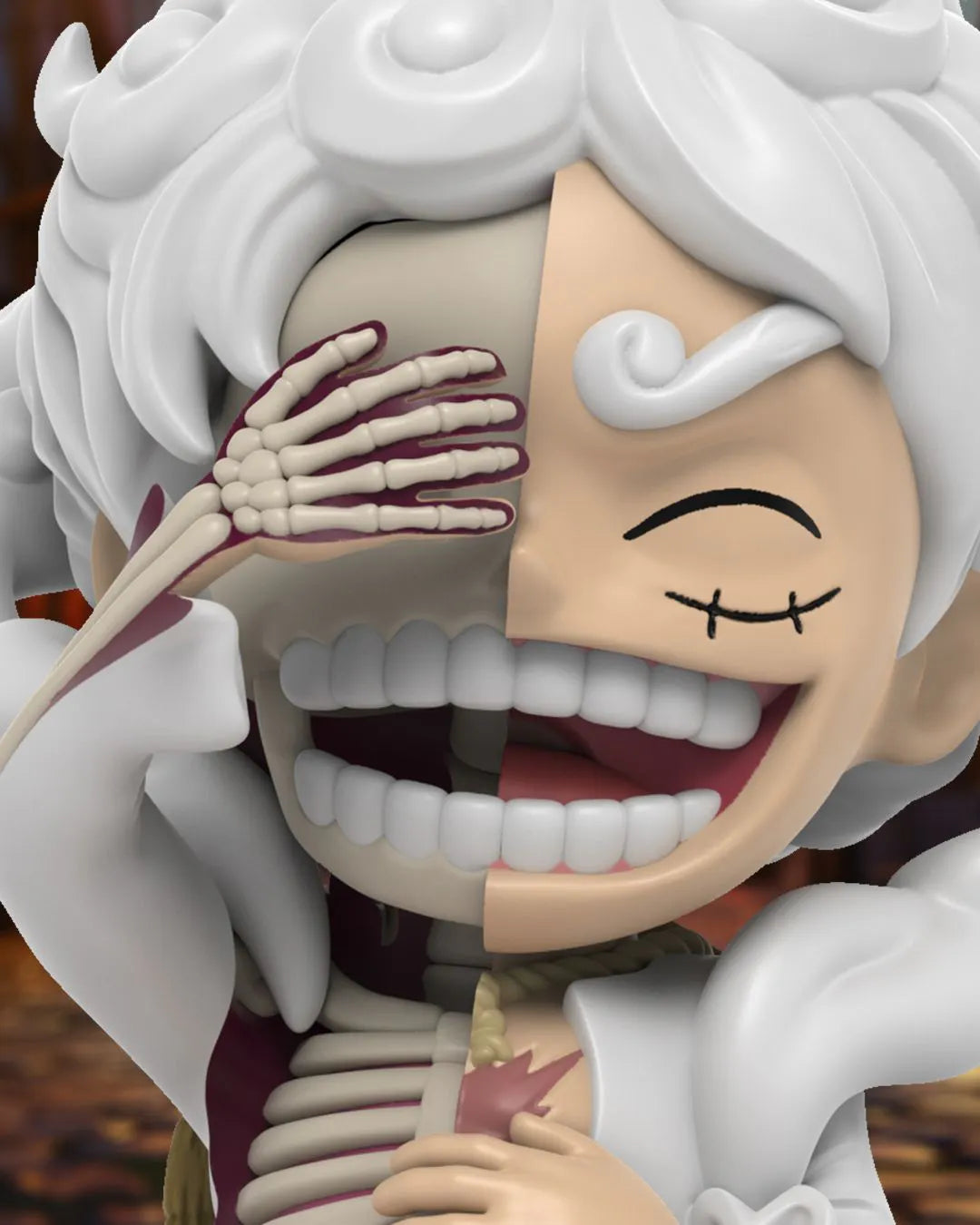 ONE PIECE - XXRAY WANTED SERIES - LUFFY GEAR 5 - STATUA 15CM - Immagine 3