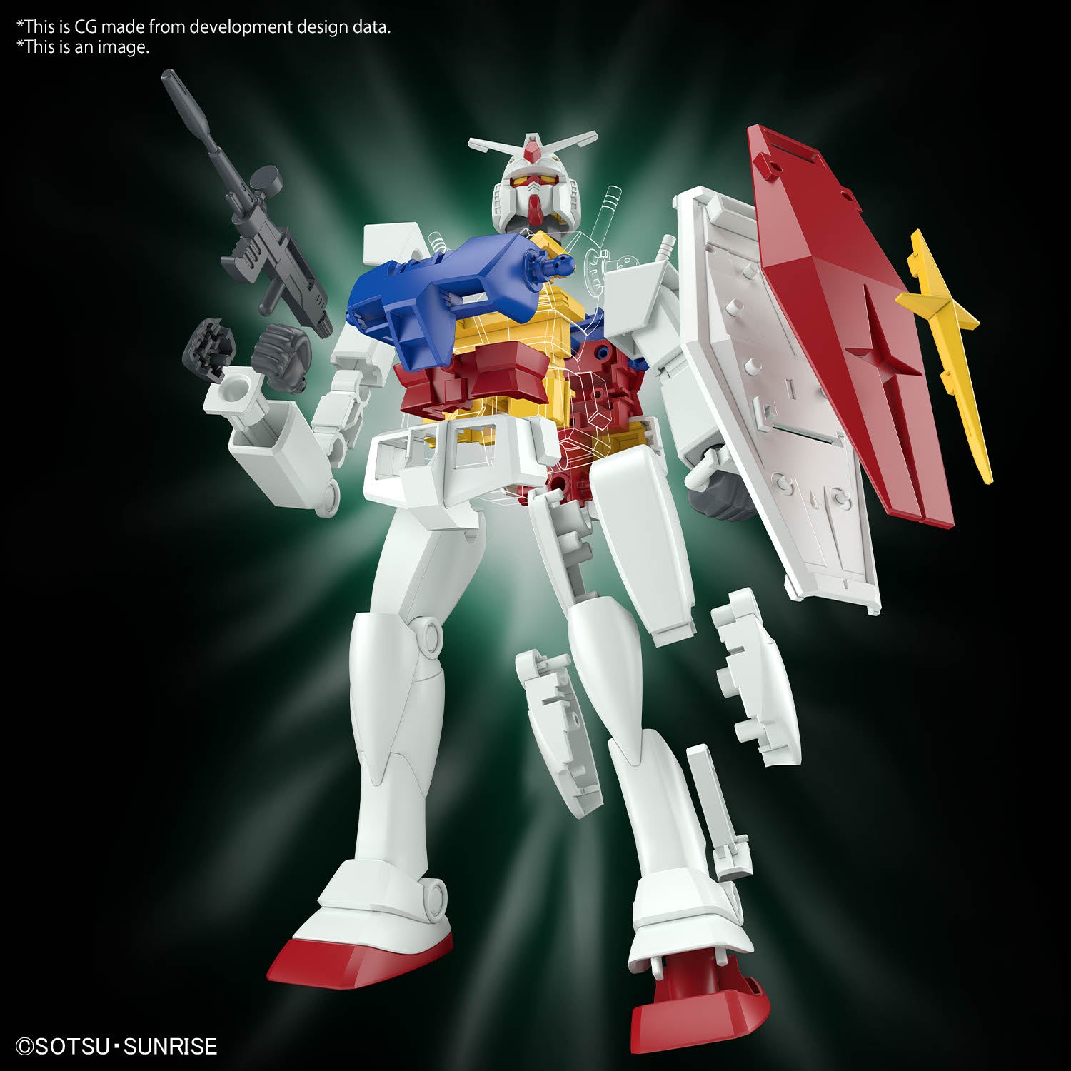 MK67411 - BEST MECHA COLLECTION - COLLECTION 1/144 RX-78-2 (REVIVAL VER.) GUNDAM - MODEL KIT 1/144 - Immagine 5