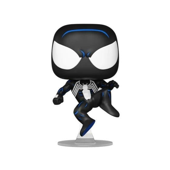 MARVEL: SPIDER-MAN - POP FUNKO VINYL FIGURE - BLACK SUIT SPIDEY 9CM FUNSIDE EXCL - Immagine 2