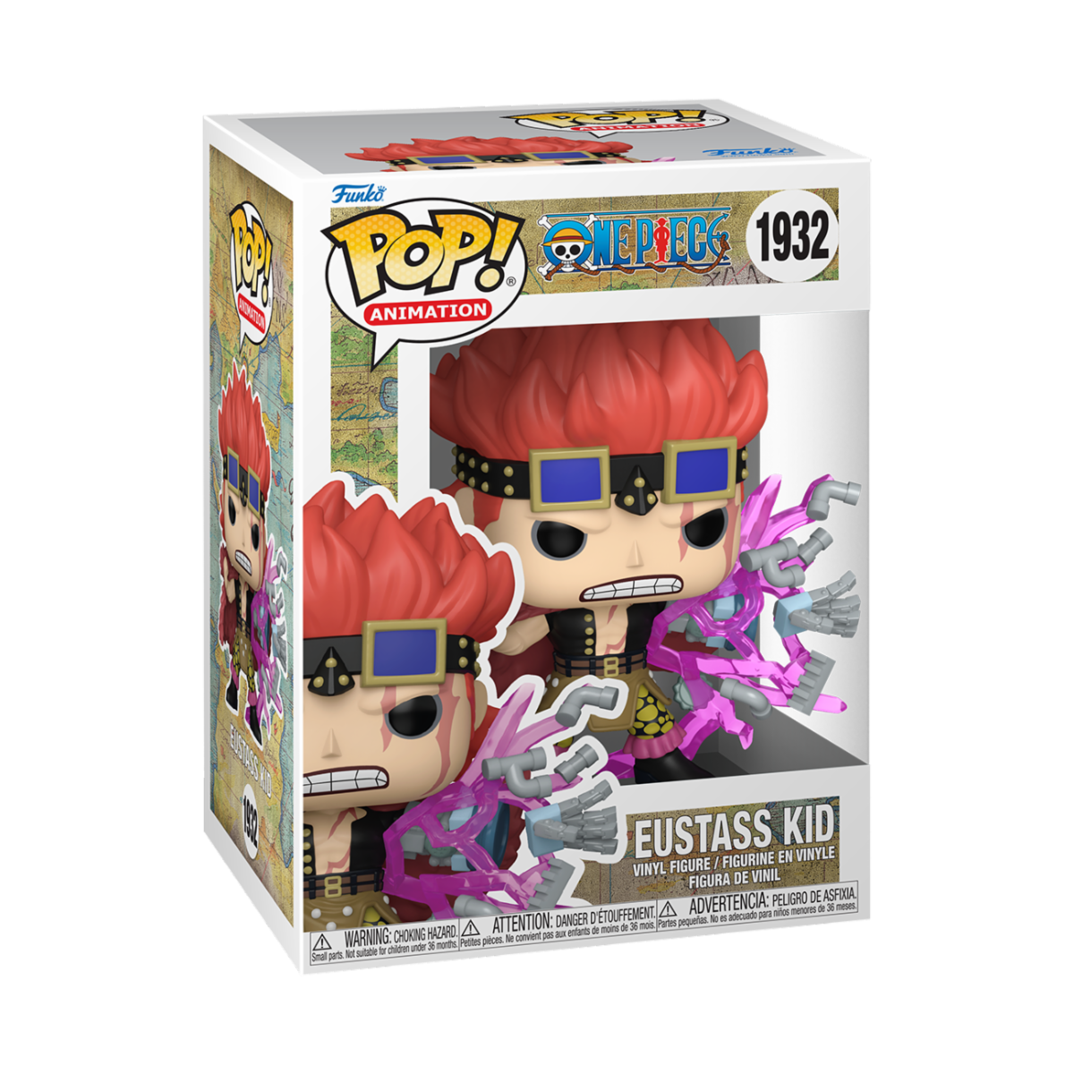 ONE PIECE - POP FUNKO VINYL FIGURE 1932 KID W/AWAKENING 9CM - Immagine 2