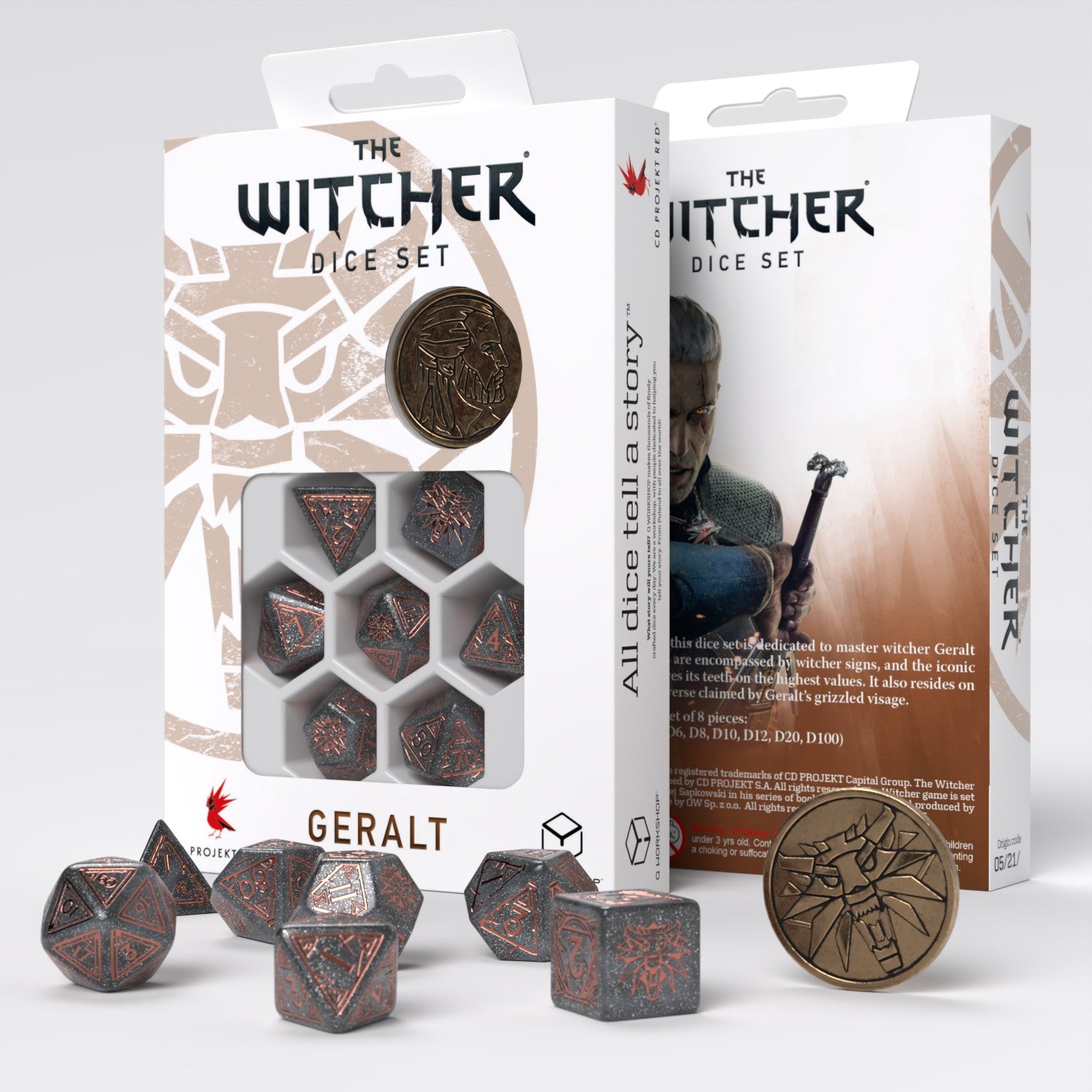 SWGE05 - THE WITCHER DICE SET: GERALT - PRICE OF NEUTRALITY - Immagine 2