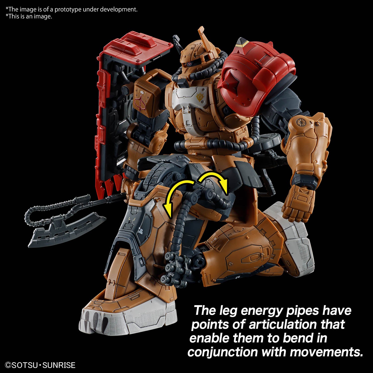 MK66702 - GUNDAM REQUIEM FOR VENGEANCE - HIGH GRADE - HG ZAKU II F TYPE SOLARI (RFV) - MODEL KIT 1/144 - Immagine 3