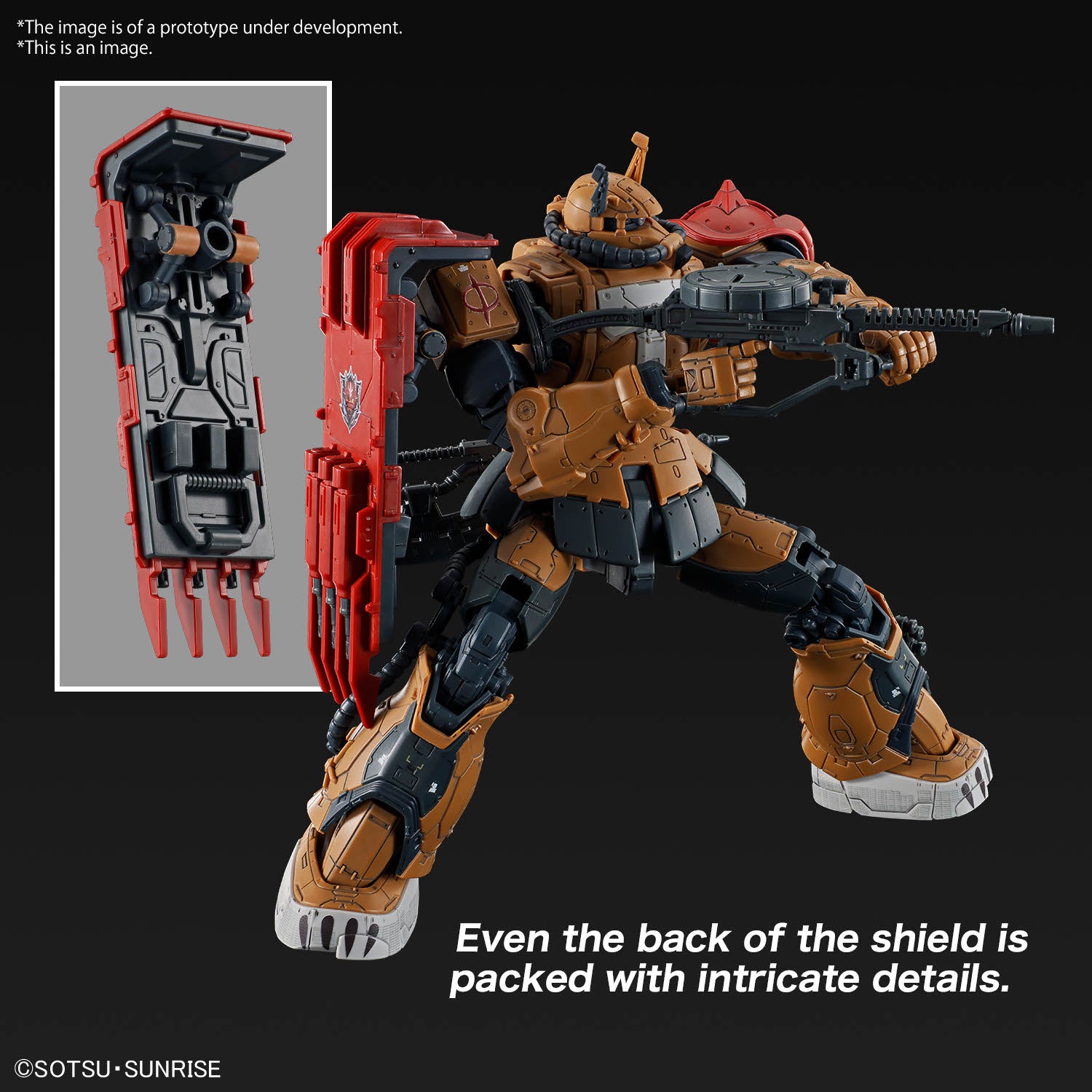 MK66702 - GUNDAM REQUIEM FOR VENGEANCE - HIGH GRADE - HG ZAKU II F TYPE SOLARI (RFV) - MODEL KIT 1/144 - Immagine 6
