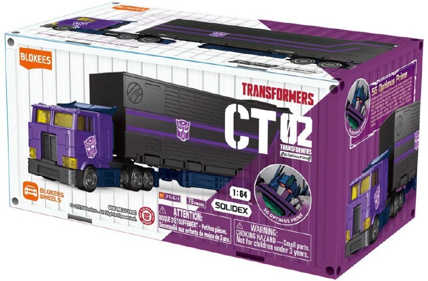 TRANSFORMERS - WHEELS TRANSFORMERS CT02 - SHATTERED GLASS OPTIMUS PRIME - MODEL KIT - Immagine 2