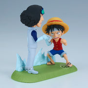 28688 - ONE PIECE - WORLD COLLECTABLE FIGURE - LOG STORIES - MONKEY D. LUFFY VS KUZAN - MINIFIGURE 9CM - Immagine 2