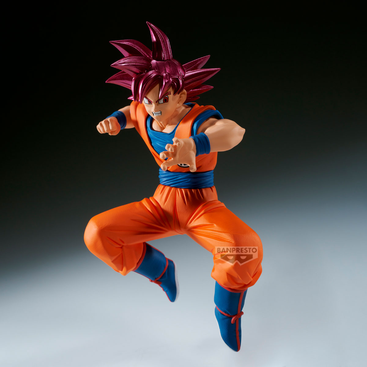 29200 - DRAGON BALL SUPER - MATCH MAKERS - SUPER SAIYAN GOD SON GOKU - STATUA 12CM - Immagine 3
