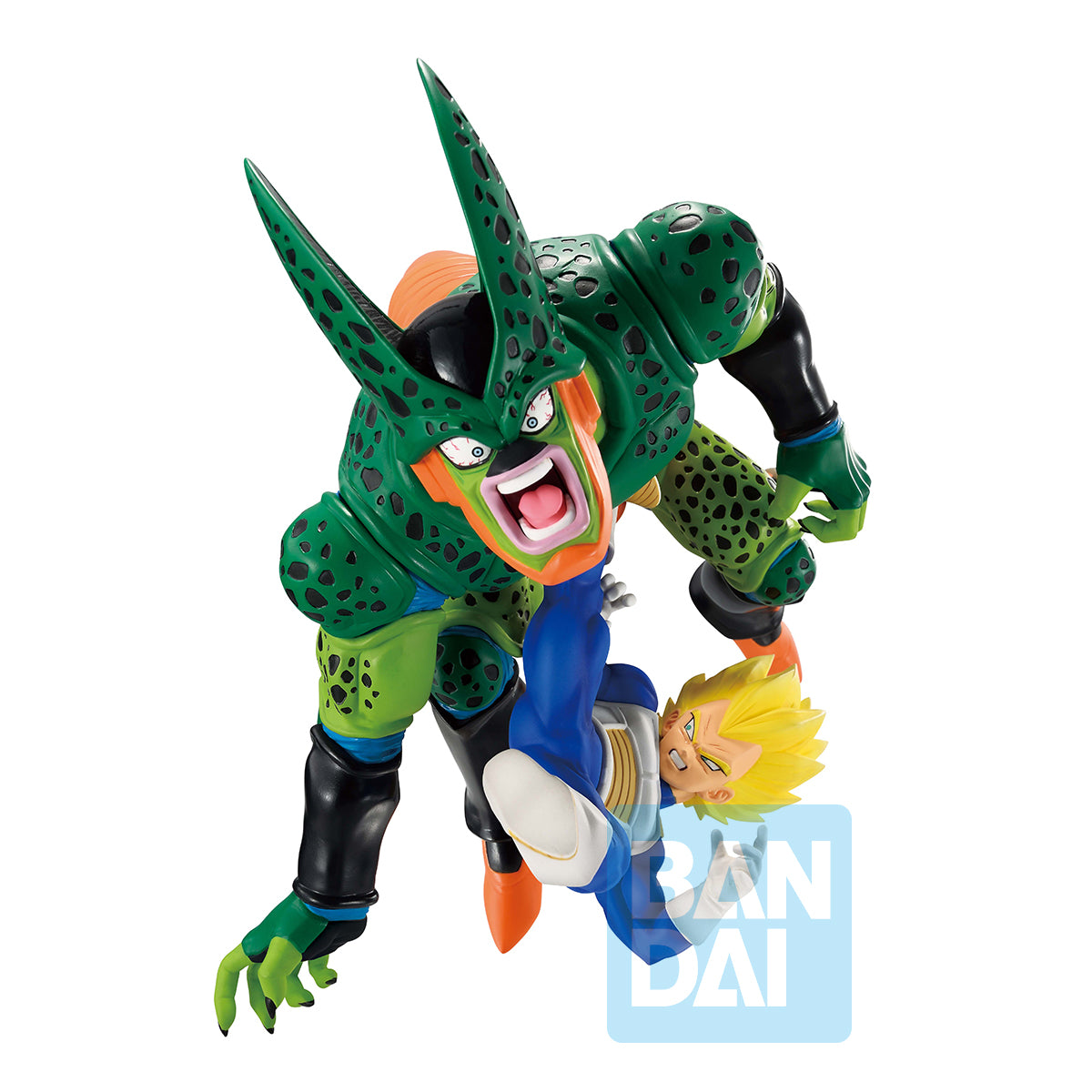68468 - DRAGON BALL Z - ICHIBANSHO FIGURE FROM ICHIBAN KUJI - DRAGON HISTORY II - VEGETA VS CELL - STATUA 17CM - Immagine 2