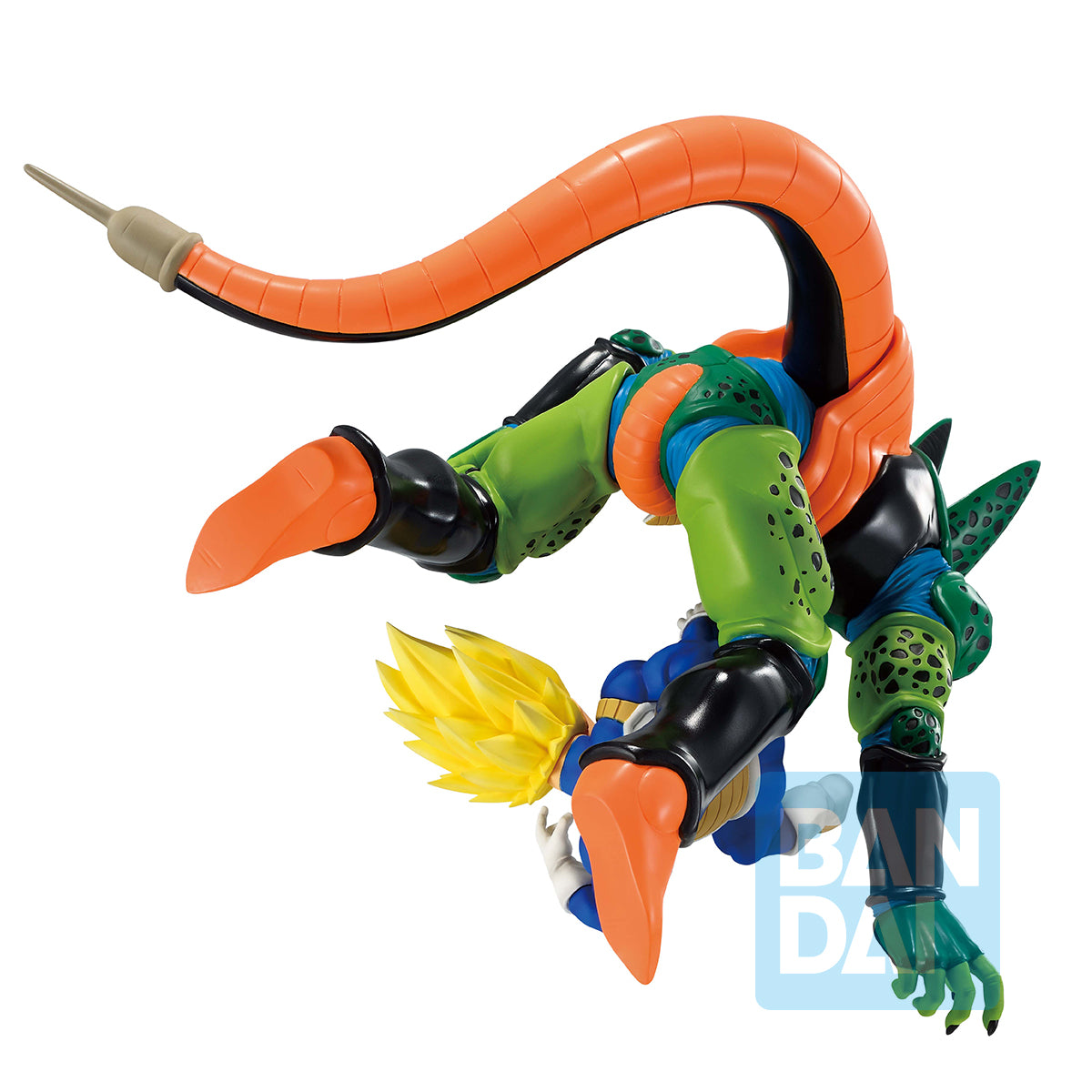 68468 - DRAGON BALL Z - ICHIBANSHO FIGURE FROM ICHIBAN KUJI - DRAGON HISTORY II - VEGETA VS CELL - STATUA 17CM - Immagine 3