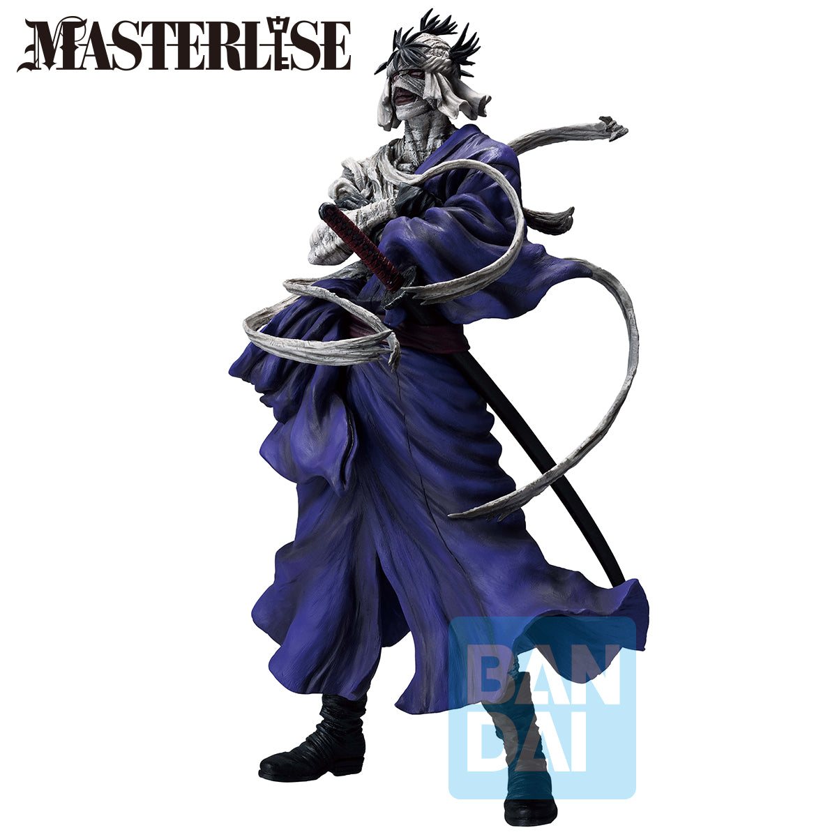 68902 - RUROUNI KENSHIN - ICHIBANSHO FIGURE FROM ICHIBAN KUJI MEIJI SWORDSMAN ROMANTIC STORY PART TWO - MAKOTO SHISHIO - STATUA 25CM - Immagine 2