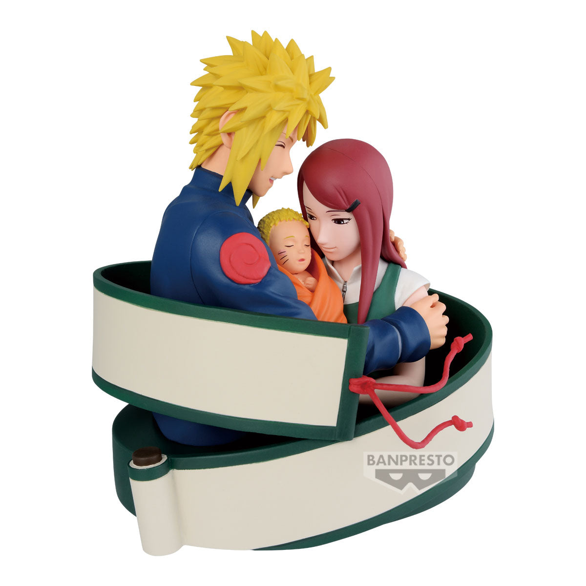 71473 - NARUTO - NARUTO 72 SERIES - MINATO, NARUTO & KUSHINA - STATUA 13CM - Immagine 3
